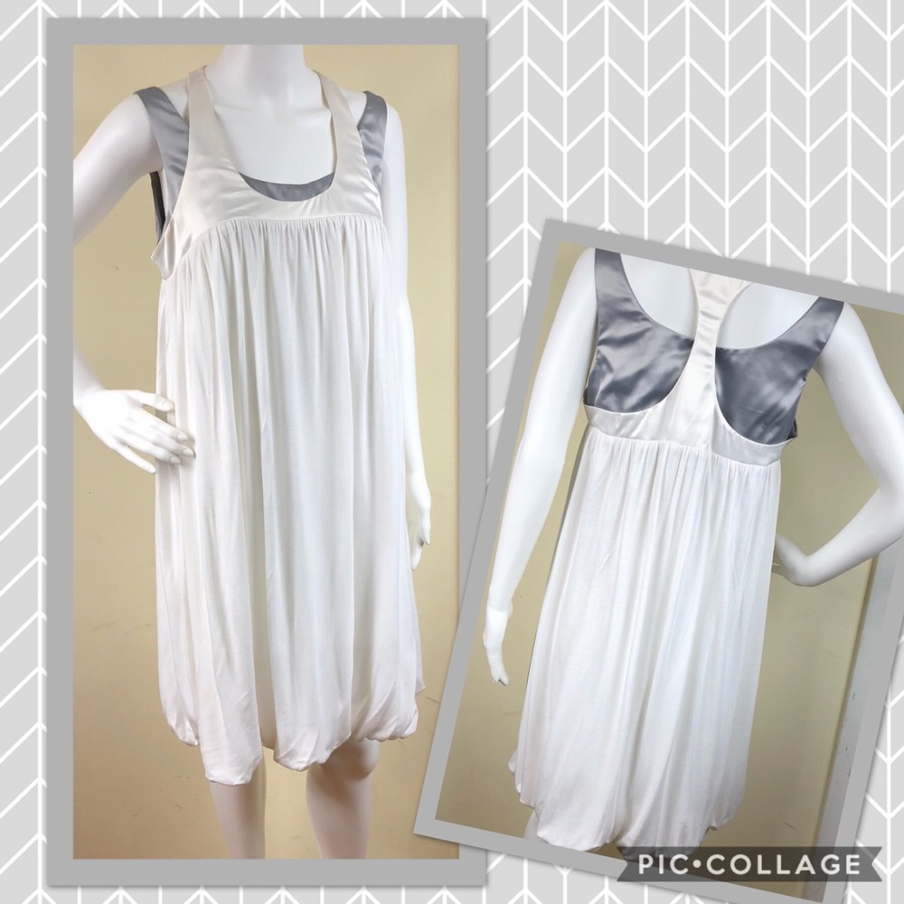 Miss Me Y2K Cocktail Dress Size Large White Bubble